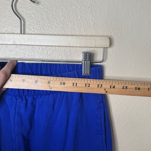 J Galt Pants Adult Blue One Size Sweatpants Joggers Elastic Waist Casual Pockets - Picture 3 of 7